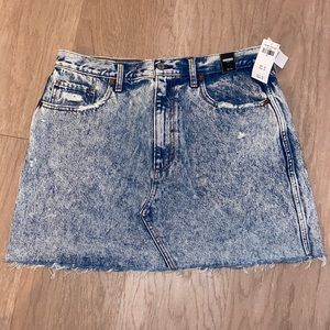 NWT Abercrombie Natural Waist Denim Skirt